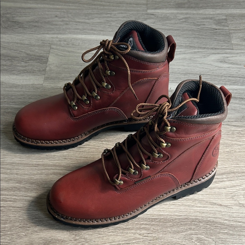 New Georgia Boot Leather Steel Toe Boots
Size 12 M